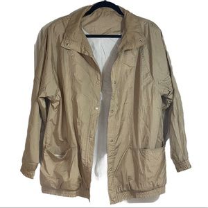 Vintage 90s Gold Windbreaker